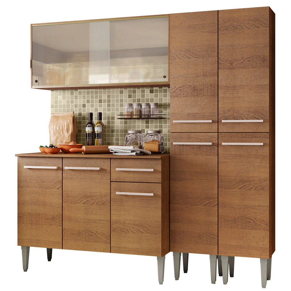 Combo de Cocina 169cm Emilly Fly Madesa 05 - Marrón - Image 3