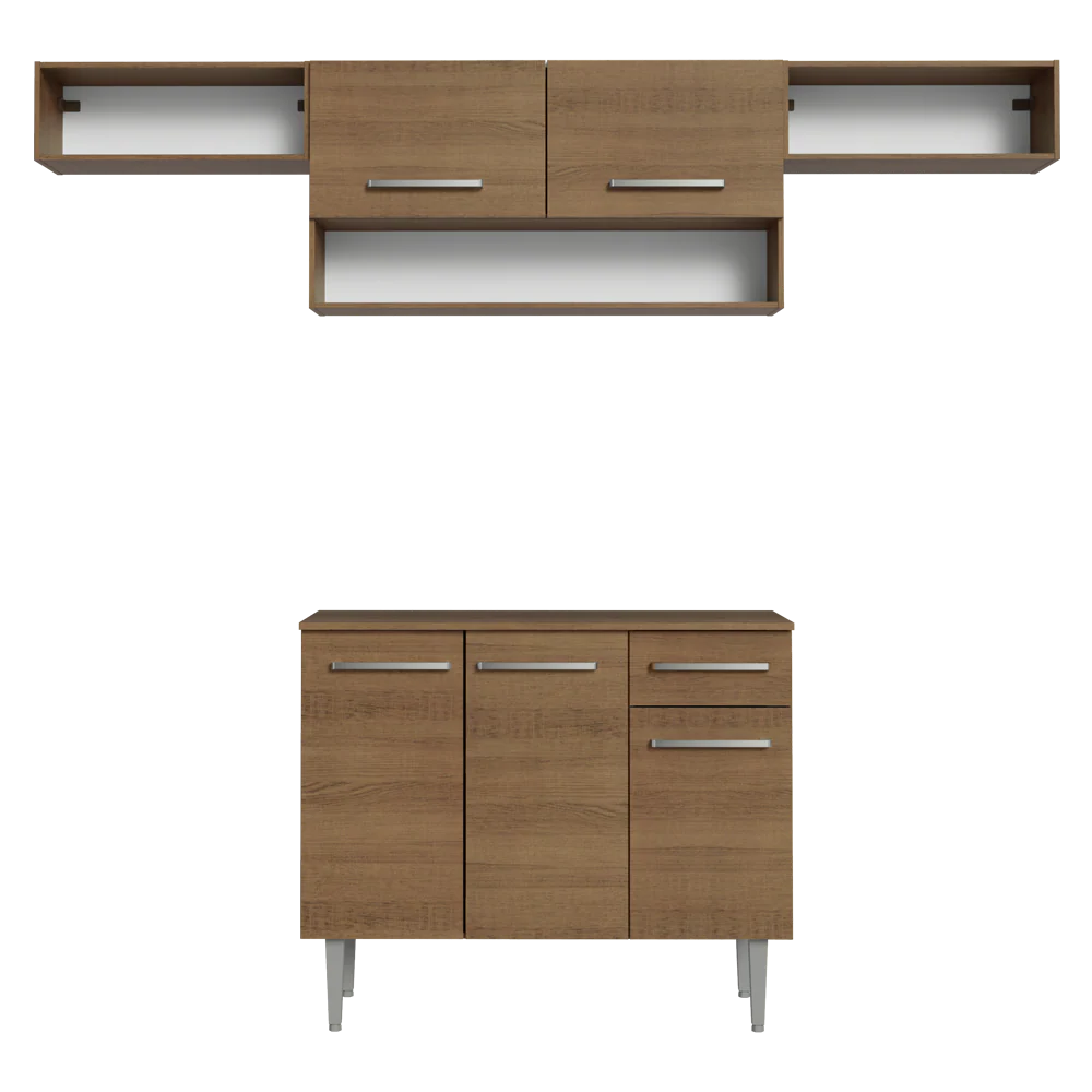 Combo completo de Cocina 225cm Marrón Emilly 01 - Image 4