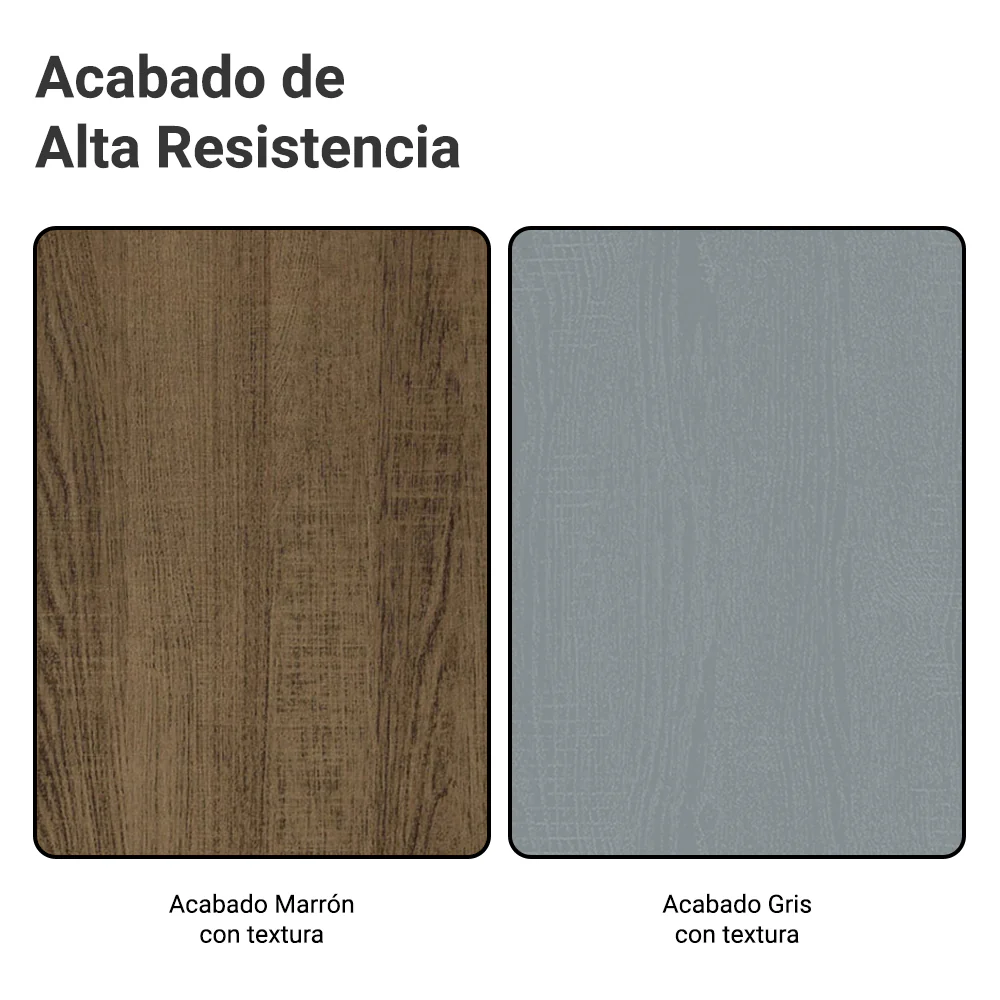 Combo completo de Cocina 225cm Marrón/Gris Emilly 01 - Image 9