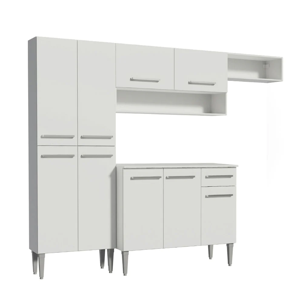 Combo completo de Cocina 229 cm 1 Cajón 9 Puertas Emilly Blanco - Image 9