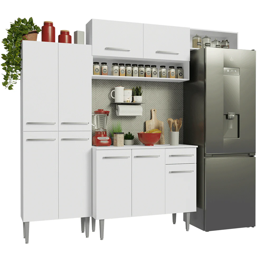 Combo completo de Cocina 229cm Blanco Emilly 18 - Image 3