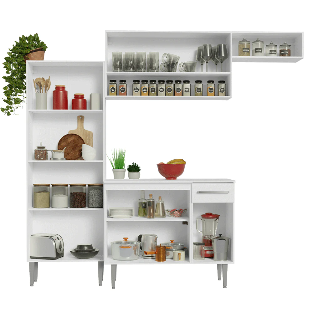 Combo completo de Cocina 229cm Blanco Emilly 18 - Image 5