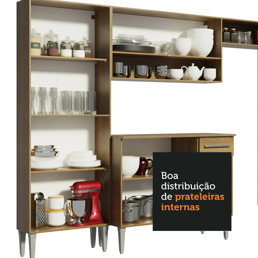 Combo completo de Cocina 229cm Con Bacha Emilly Madesa 10 - Image 9