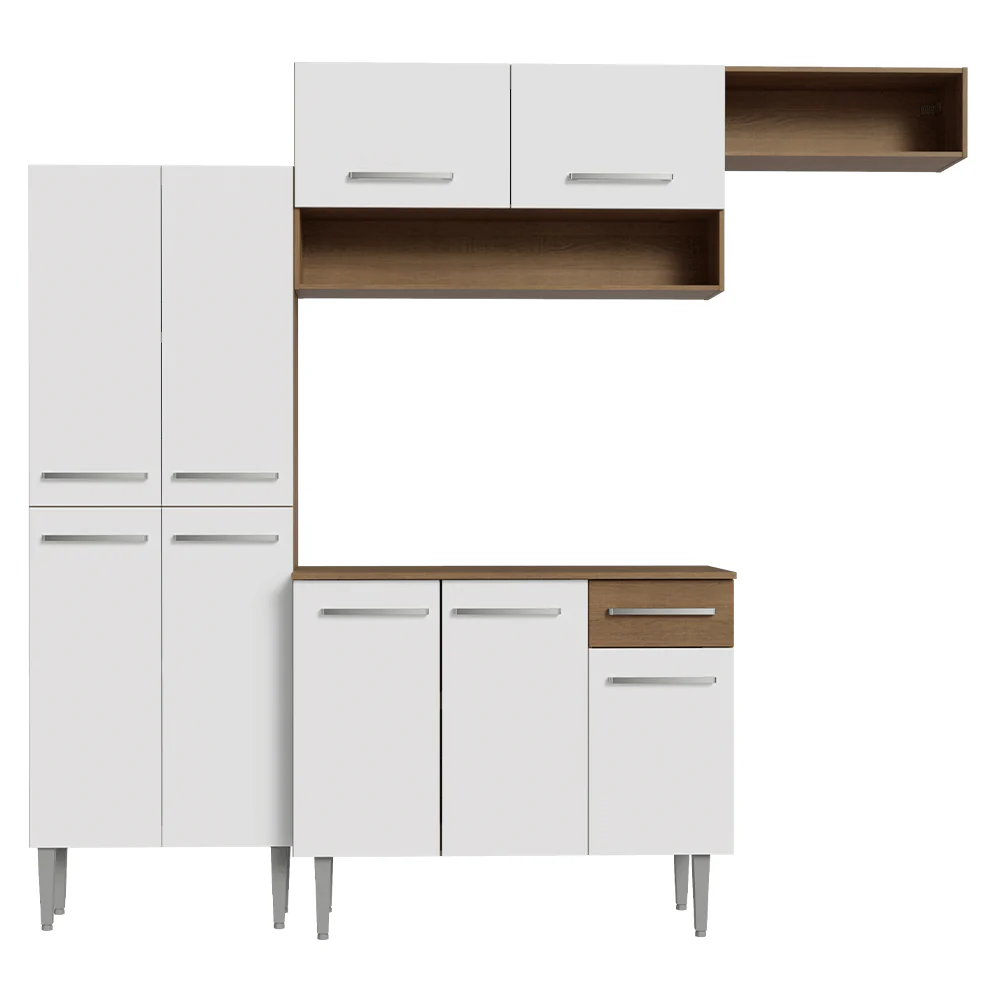 Combo completo de Cocina 229cm Marrón/Blanco Emilly 18 - Image 4