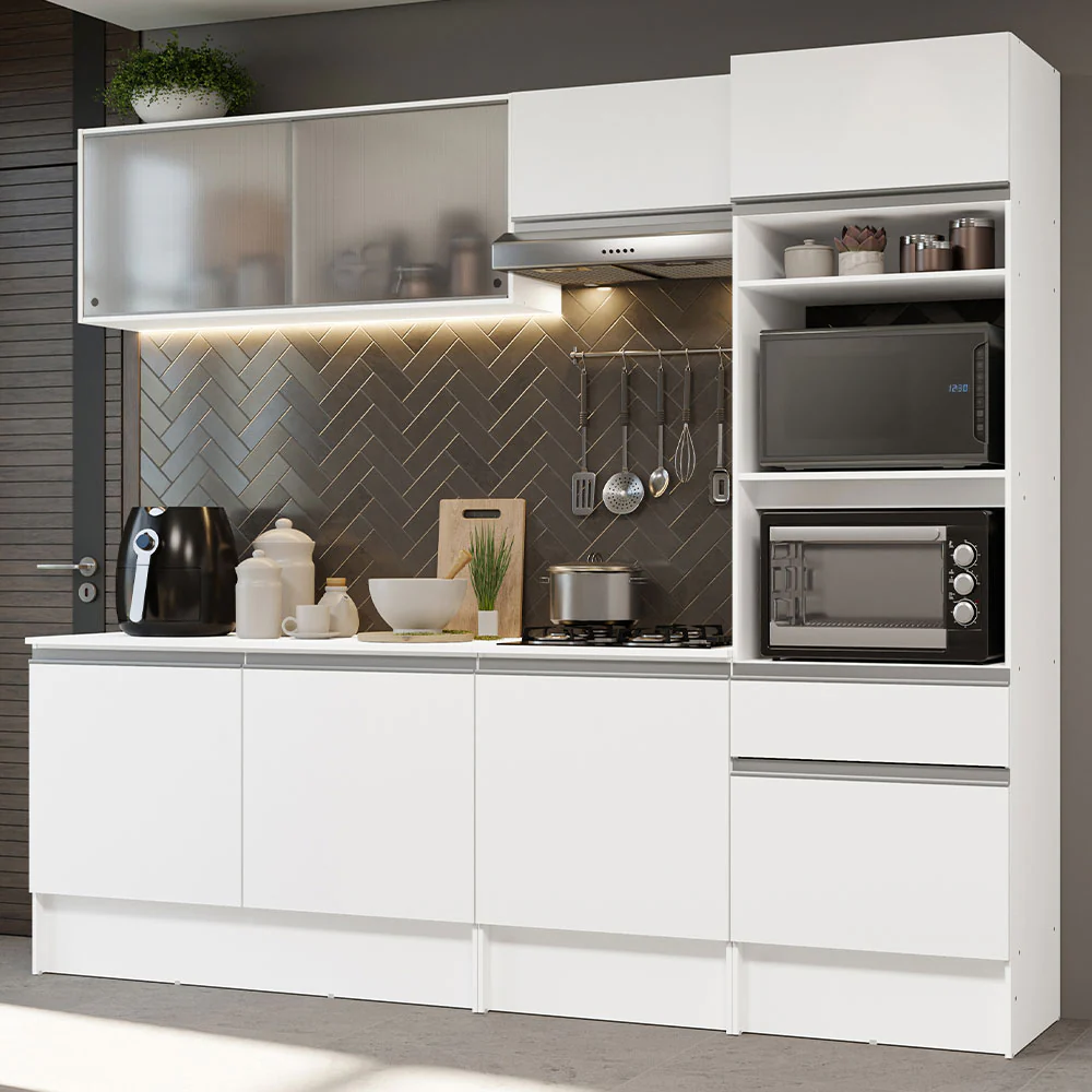Combo completo de Cocina 240cm Blanco Topazio 05