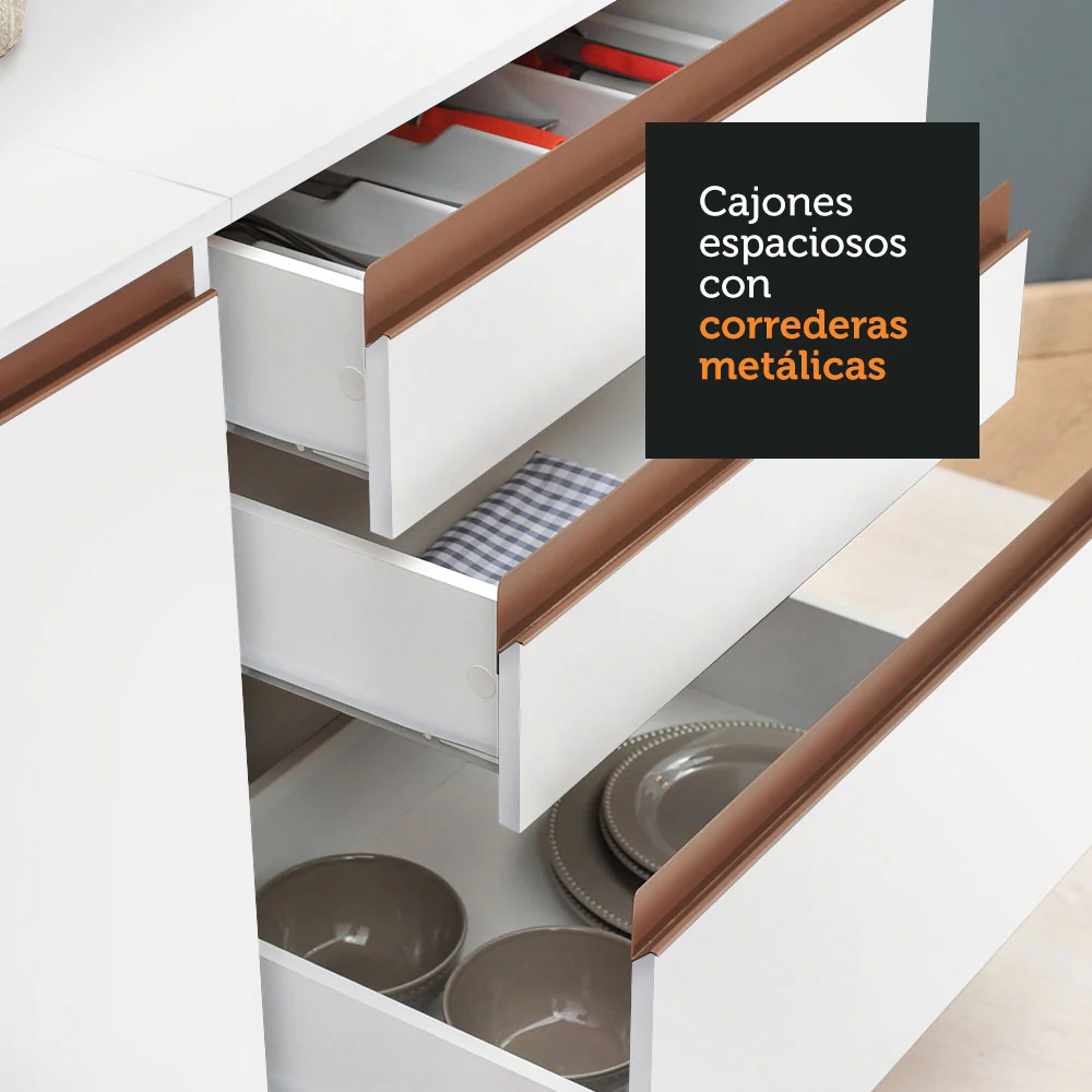 Combo completo de Cocina 250cm Reims Blanco - Image 5