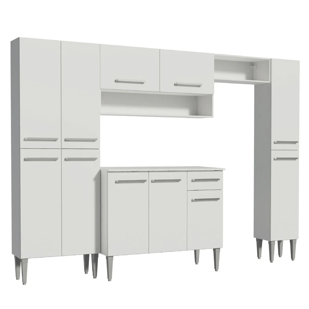 Combo Completo de Cocina 261cm Blanco Emilly Hit Madesa - Image 9