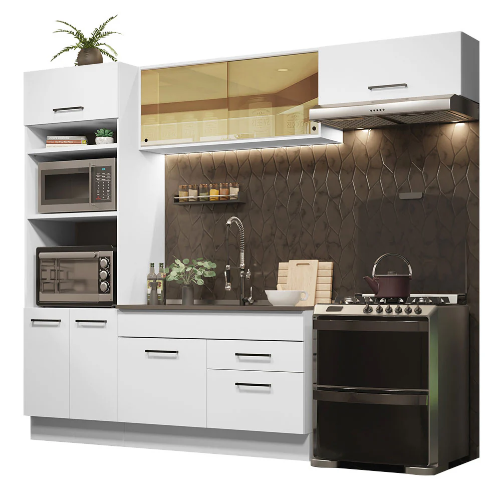 Combo completo de Cocina 270cm Agata Madesa 04 Blanco - Image 3