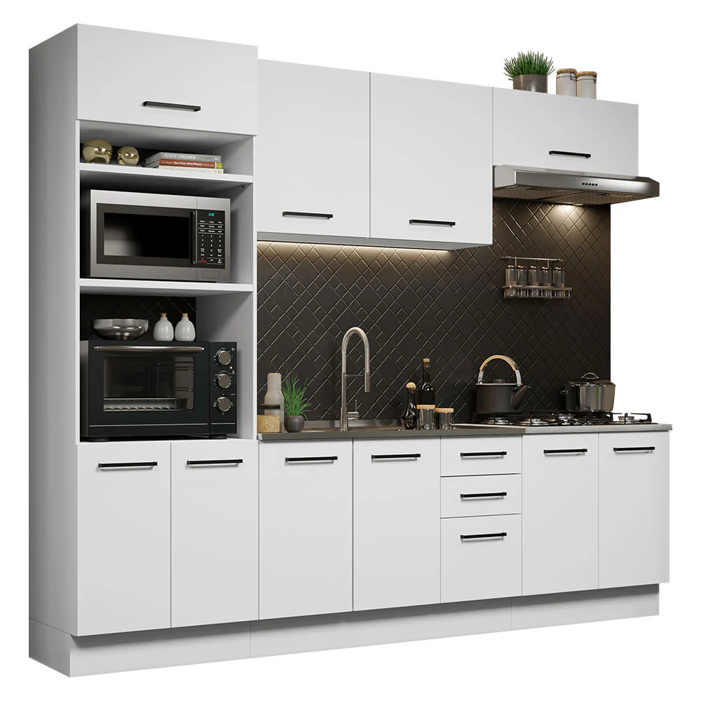 Combo completo de Cocina 270cm Agata Madesa Blanco 01 - Image 3