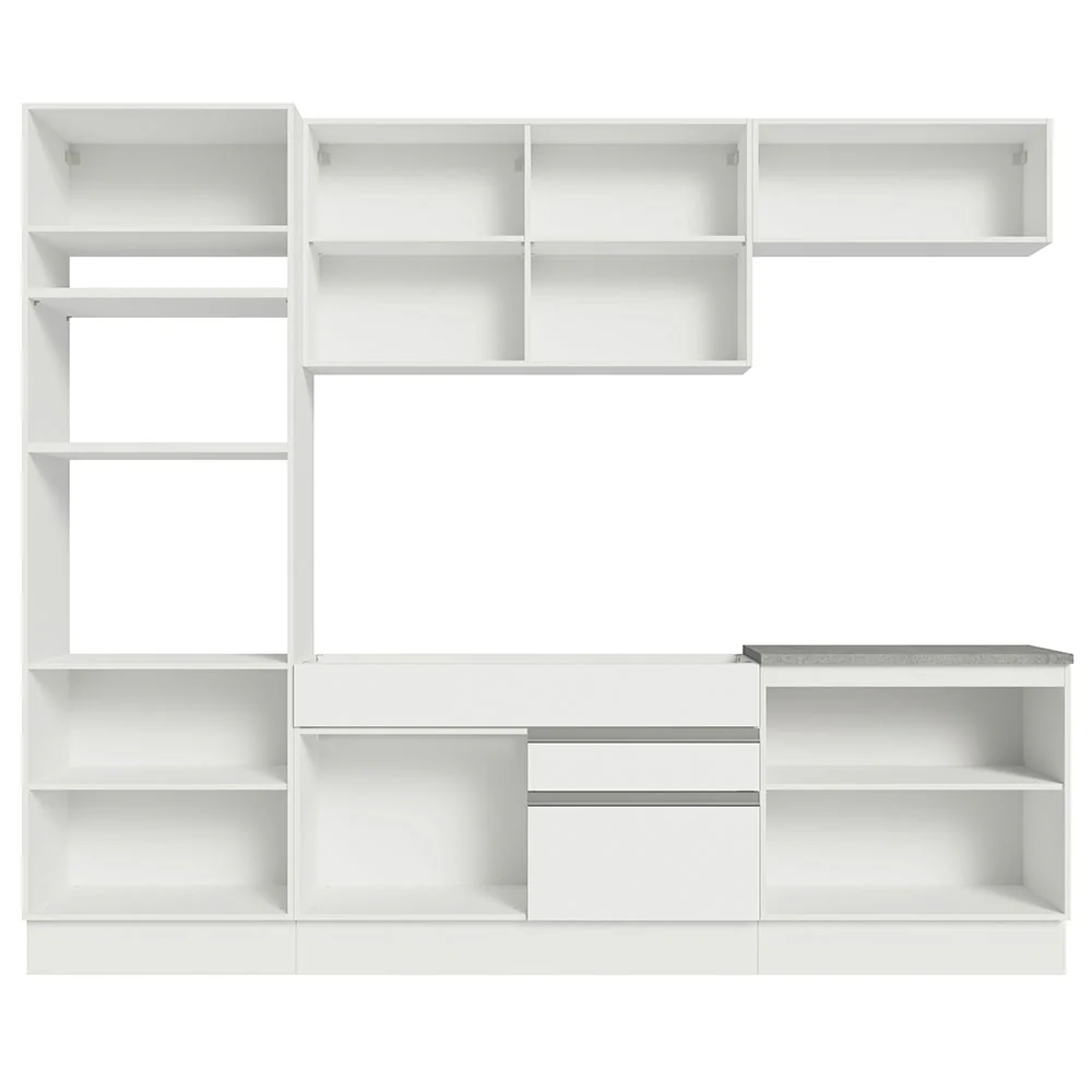 Combo completo de Cocina 270cm Blanco Glamy 13 - Image 7