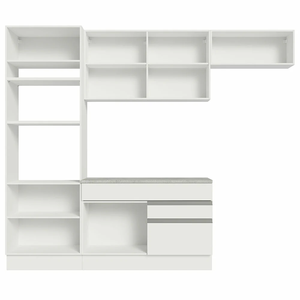 Combo completo de Cocina 270cm Blanco Glamy 14 - Image 7