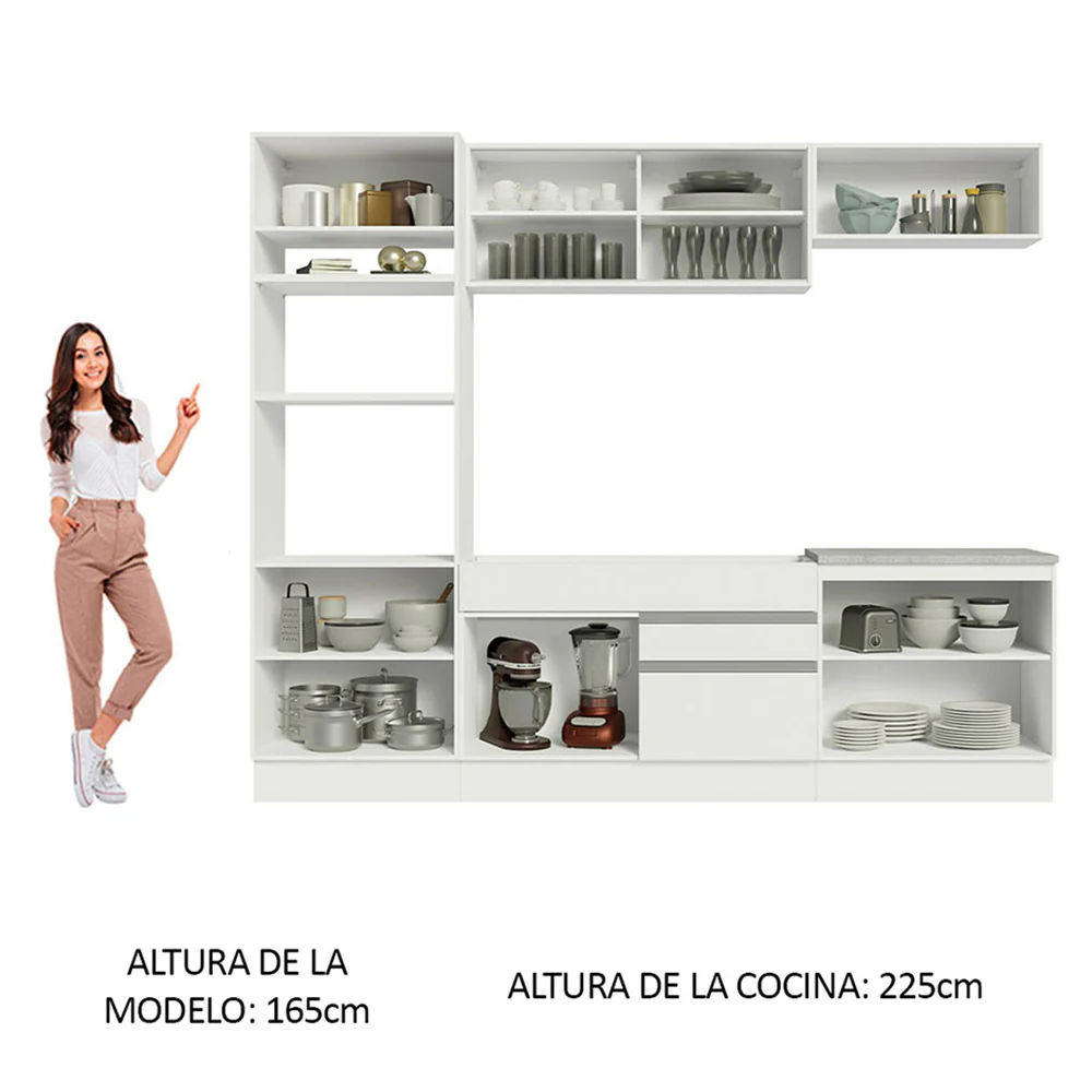 Combo completo de Cocina 270cm Glamy Madesa 10 - Image 4