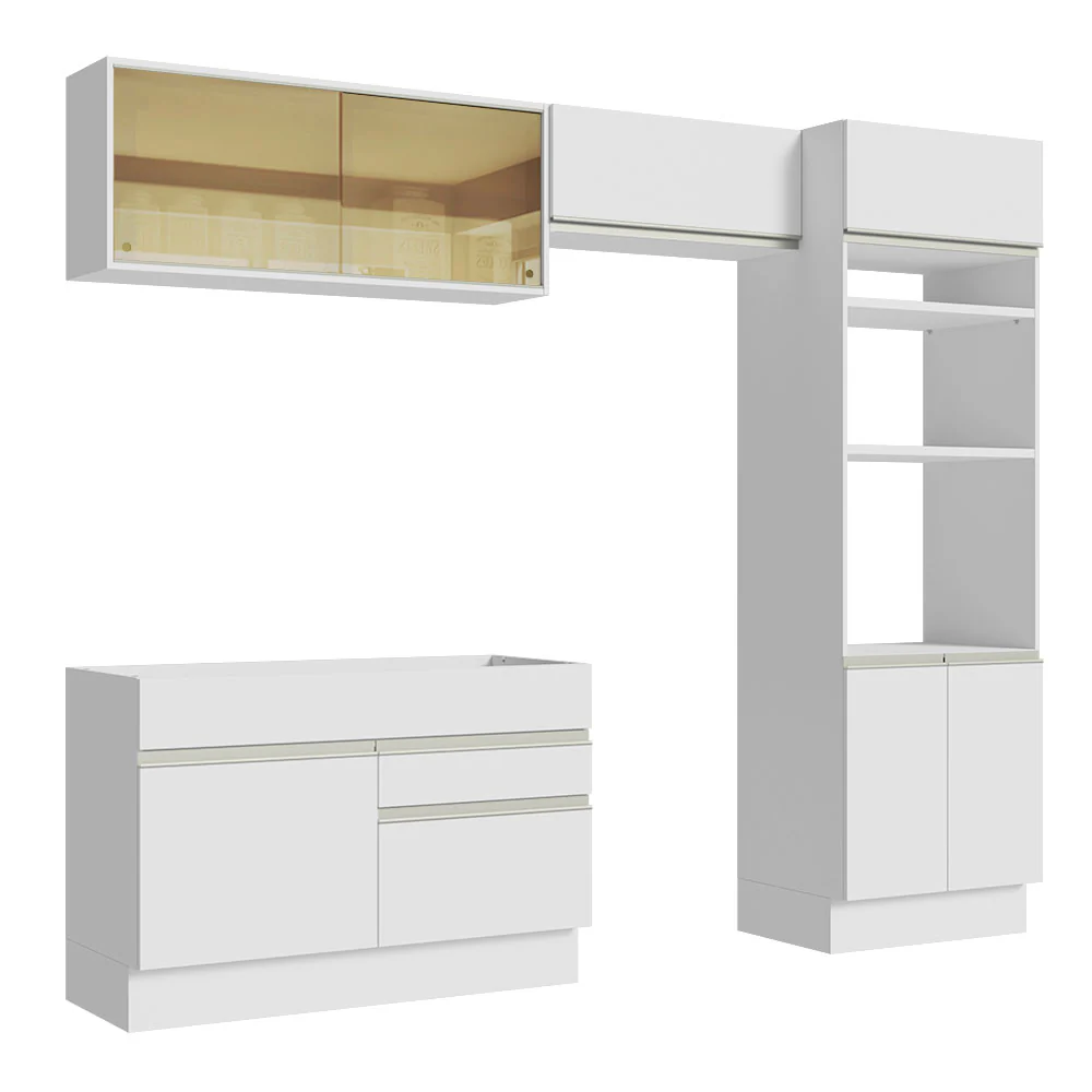 Combo completo de Cocina 270cm Glamy Madesa 12 Blanco - Image 7