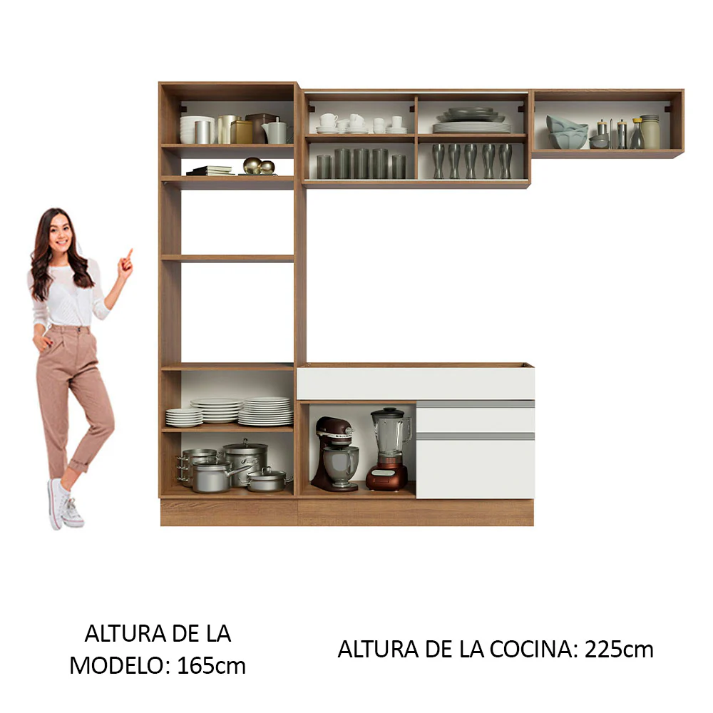 Combo completo de Cocina 270cm Glamy Madesa 11 - Image 4