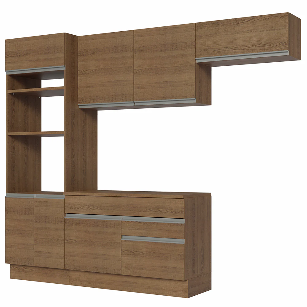 Combo completo de Cocina 270cm Marrón Glamy Madesa 14 - Image 9