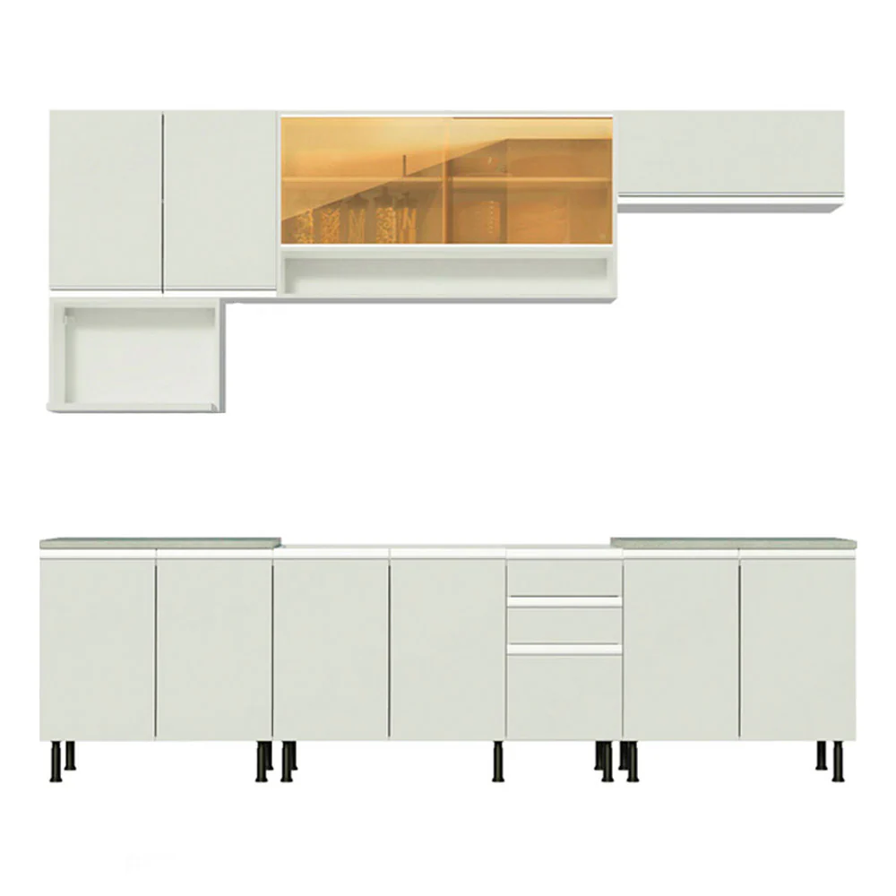Combo completo de Cocina 280cm Genova Madesa 04SR - Blanco - Image 9