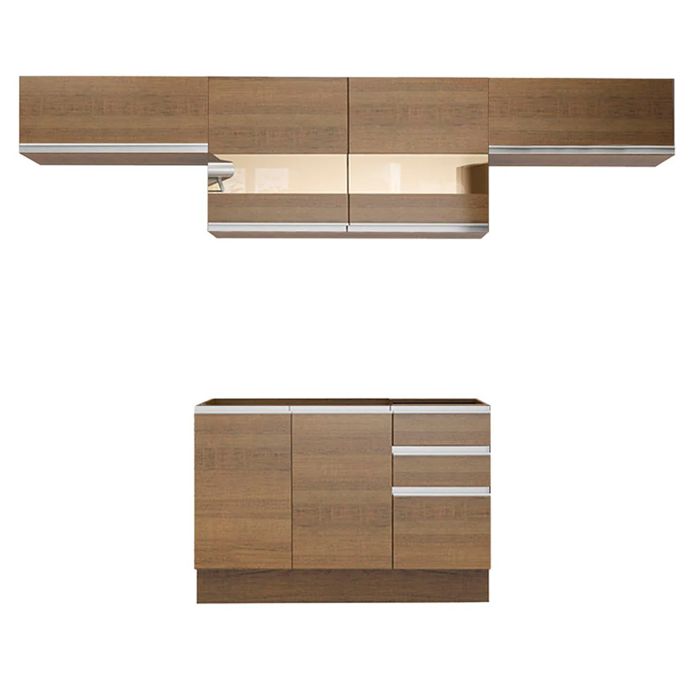 Combo completo de Cocina 280cm Marrón Marina Madesa 01 - Image 8