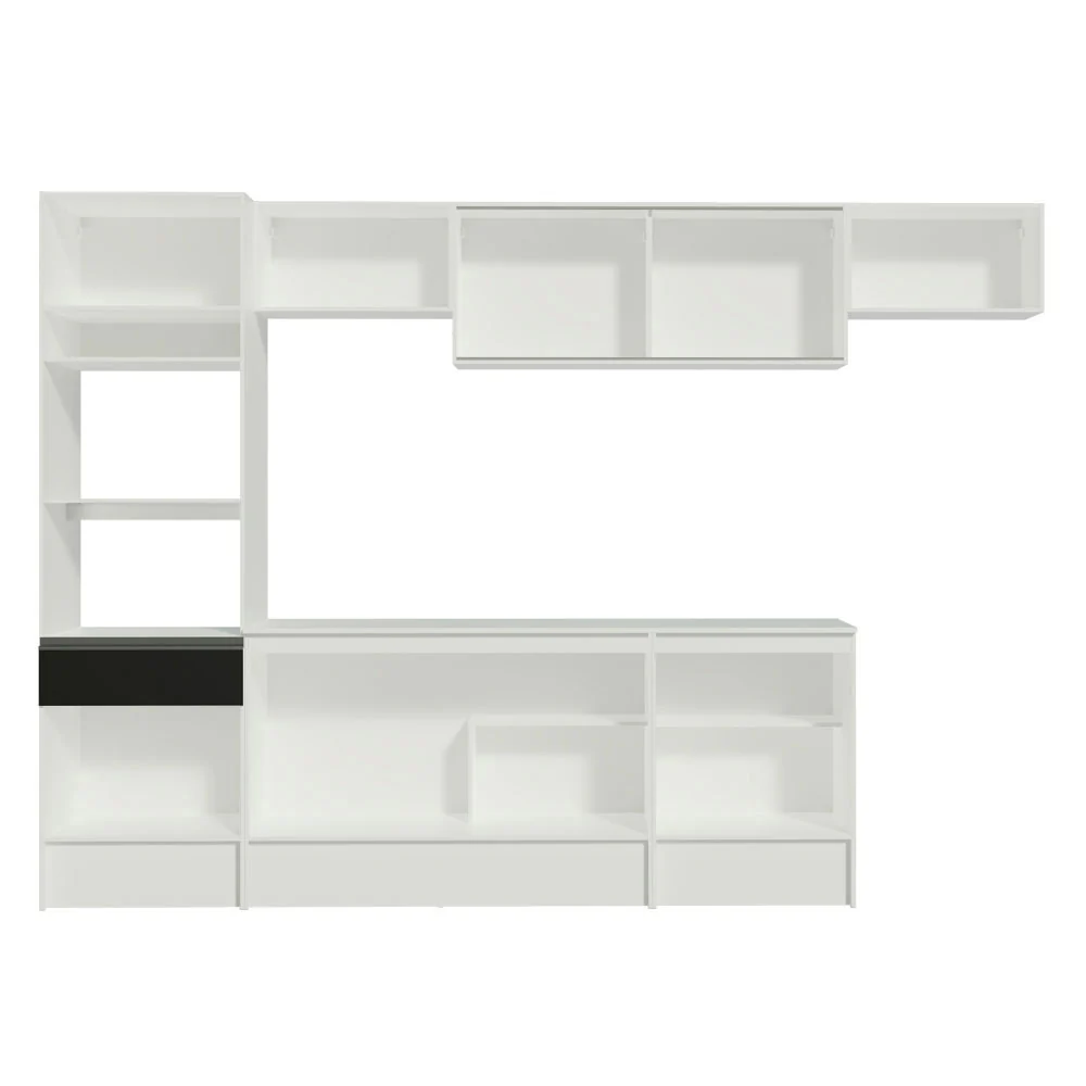 Combo Completo de Cocina 300 cm Blanco/Negro Topazio Madesa 01 - Image 8