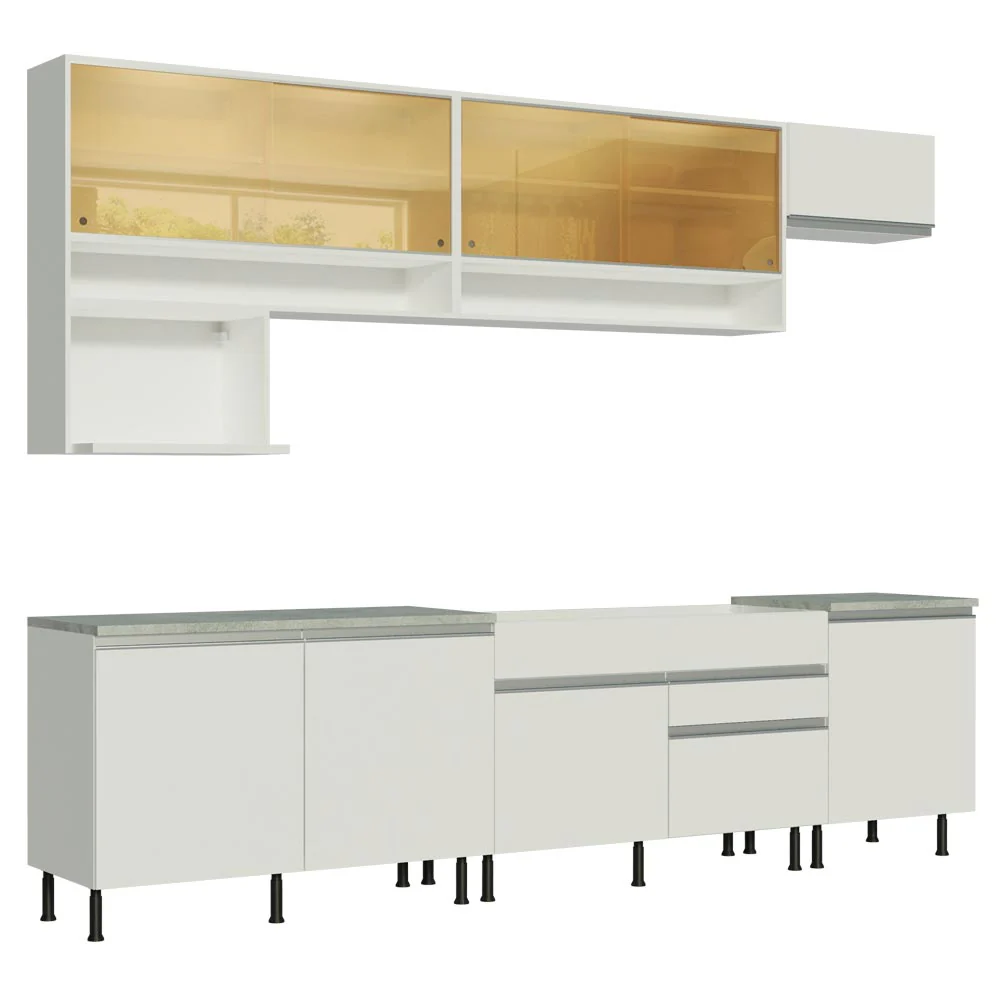 Combo completo de Cocina 300 cm Blanco Verona Madesa 01SR - Image 7