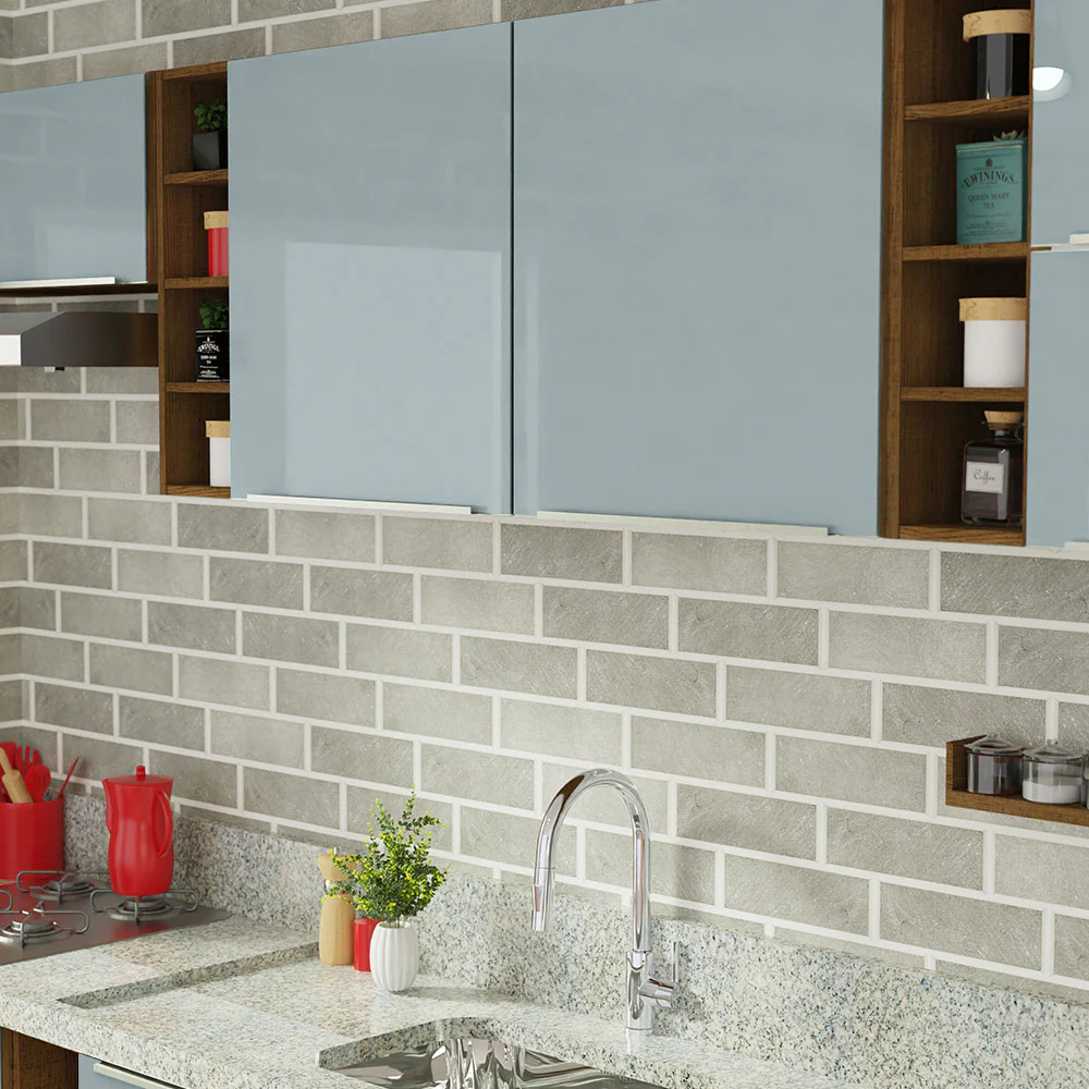 Combo completo de Cocina 300cm Marrón/Gris Lux da Sabrina Madesa - Image 7