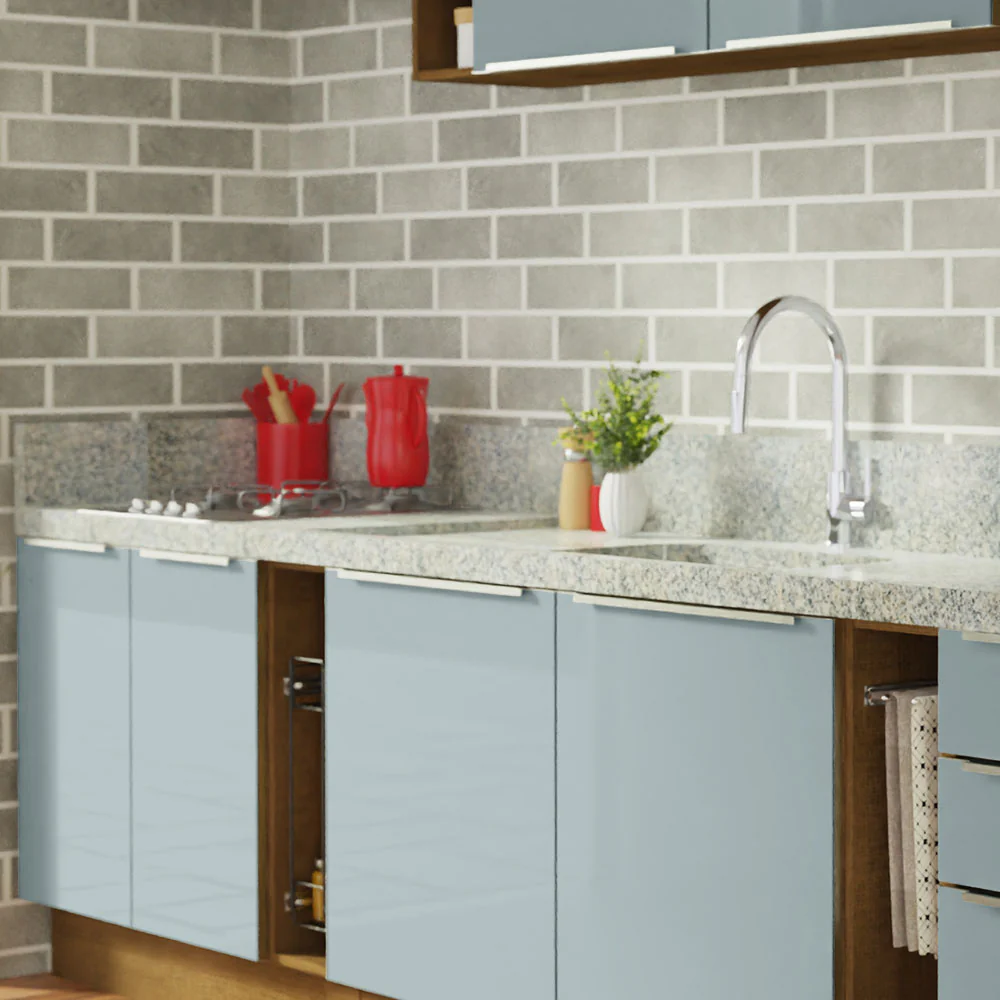 Combo completo de Cocina 300cm Marrón/Gris Lux da Sabrina Madesa - Image 8