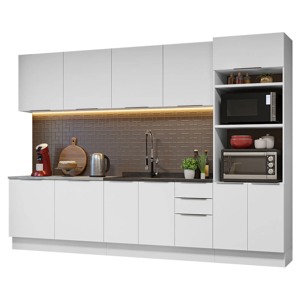 Combo Completo de Cocina 310 cm Blanco Stella Madesa 01 - Image 3