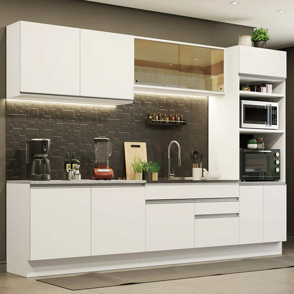 Combo completo de Cocina 310cm Glamy Madesa 01