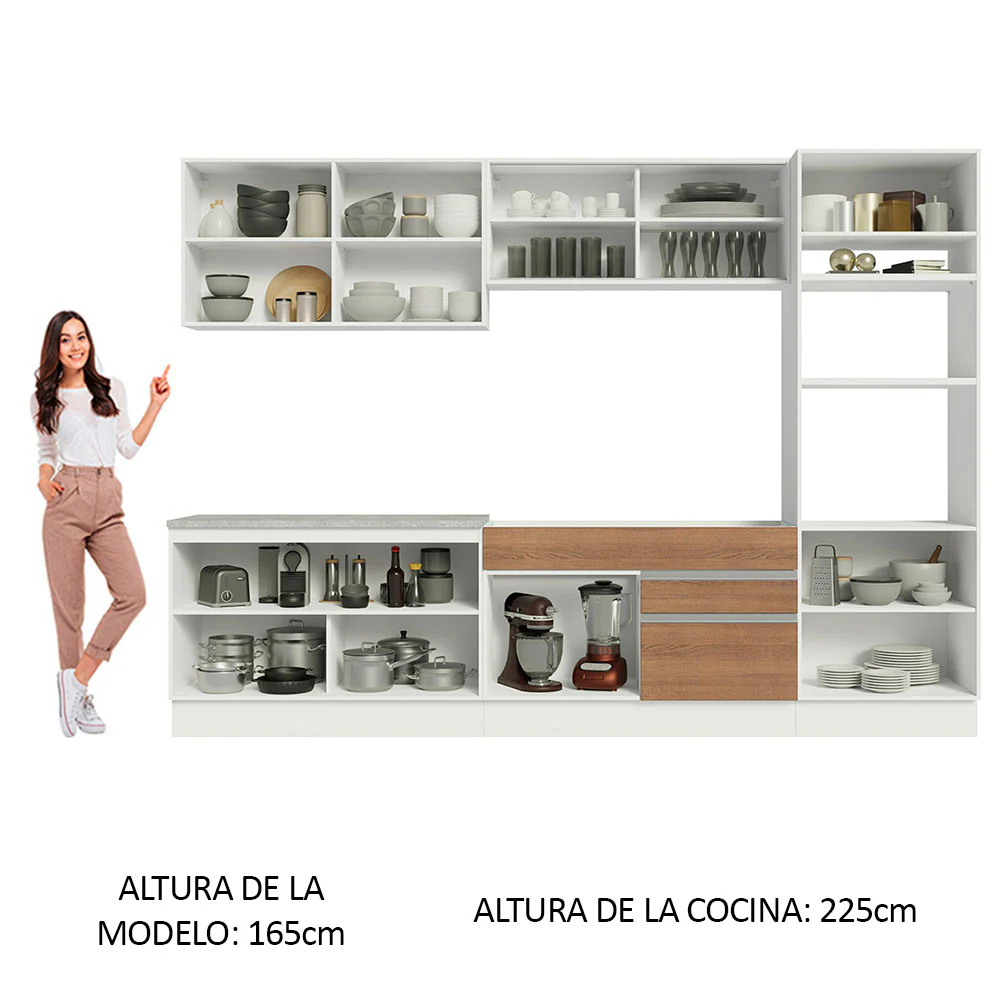 Combo completo de Cocina 310cm Glamy Madesa 01 - Image 4