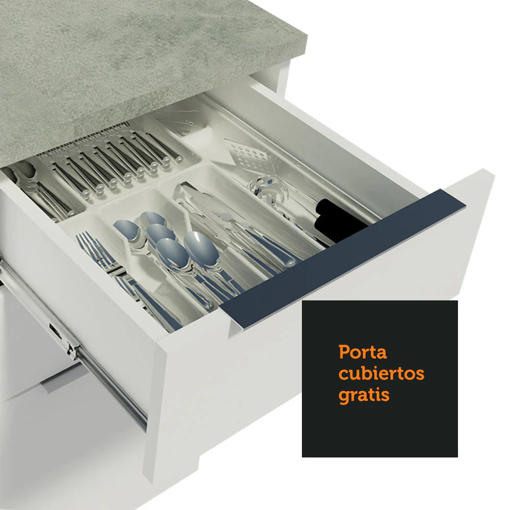 Combo Completo de Cocina 330 cm Blanco Stella Madesa 02 - Image 8