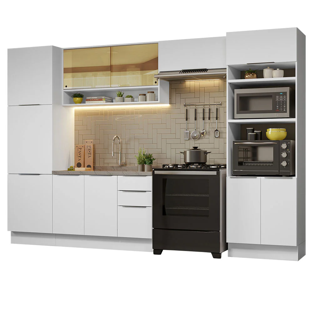 Combo Completo de Cocina 330 cm Blanco Stella Madesa 03 - Image 3