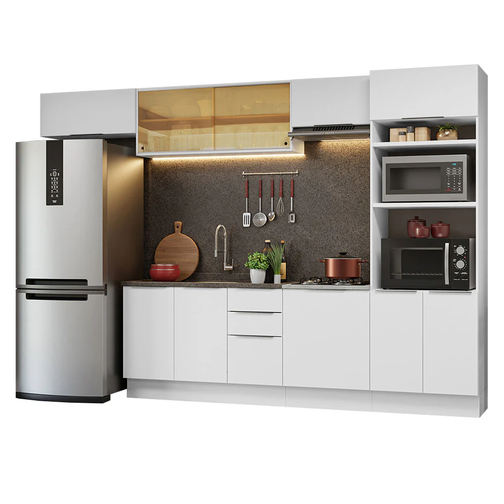 Combo Completo de Cocina 330 cm Blanco Stella Madesa 04 - Image 3