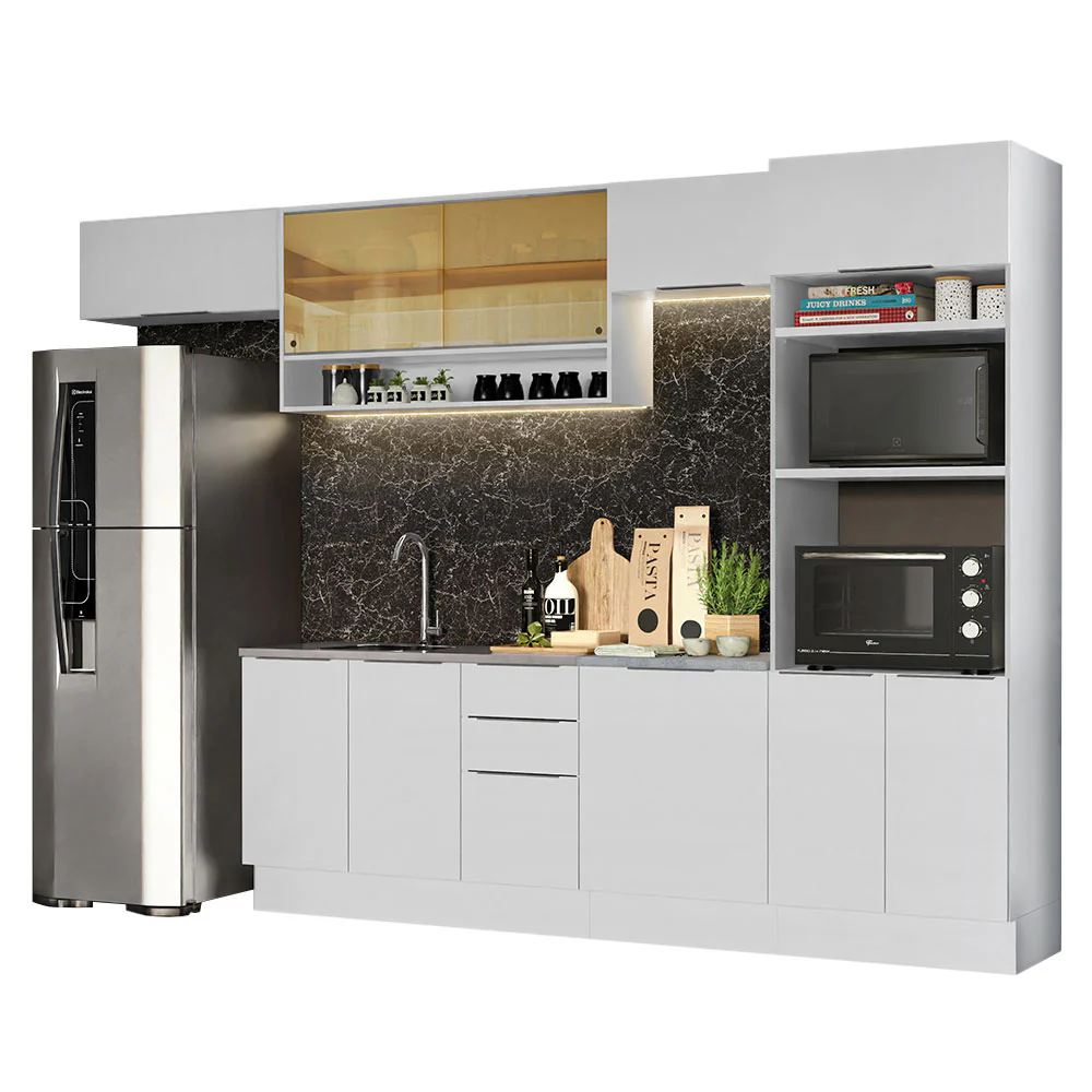 Combo Completo de Cocina 330 cm Blanco Stella Madesa 06 - Image 3