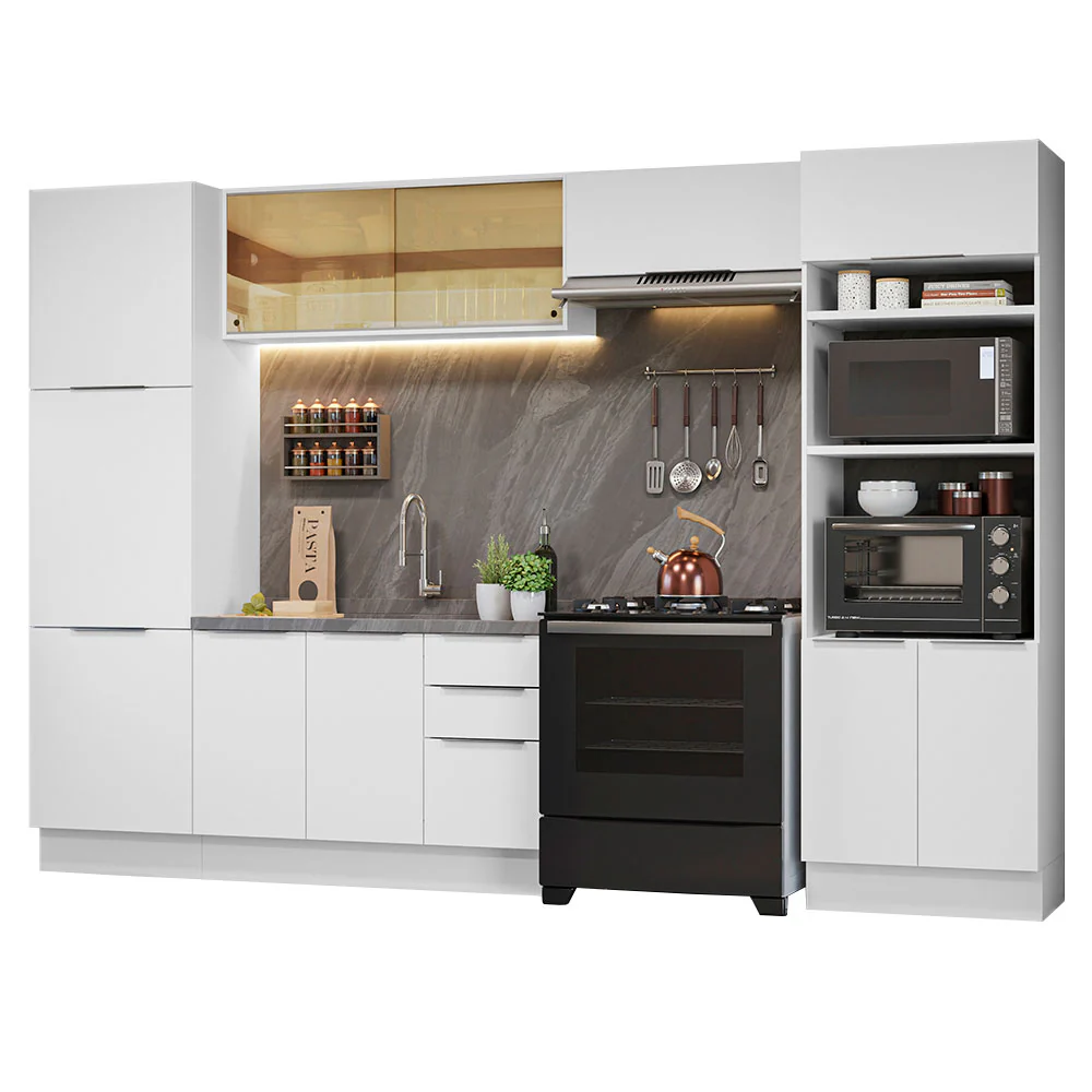 Combo Completo de Cocina 330 cm Blanco Stella Madesa 07 - Image 3