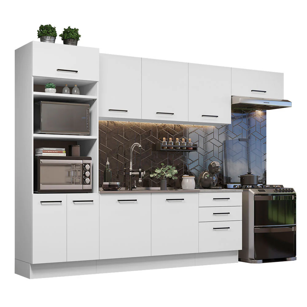 Combo completo de Cocina 330cm Agata Madesa 01 Blanco - Image 3
