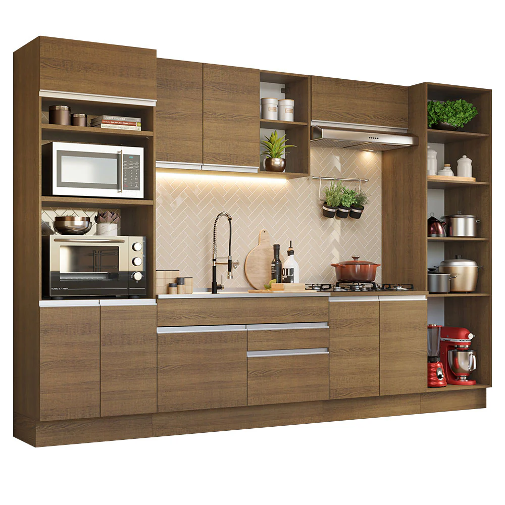 Combo completo de Cocina 330cm Marrón Glamy Madesa 03 - Image 3
