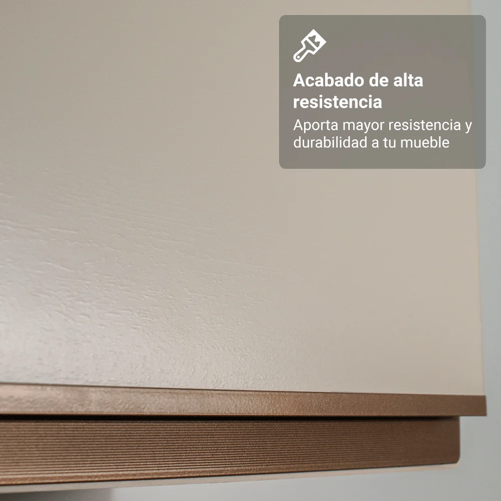 Combo completo de Cocina, 340 cm, Flotante, Crema Nice 02 - Image 6