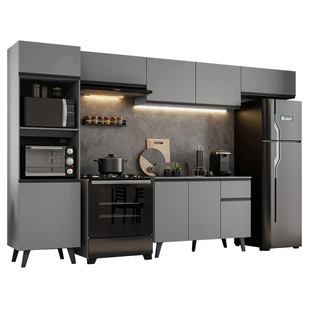 Combo Completo de Cocina 340 cm Gris Nice Madesa 01 - Image 3