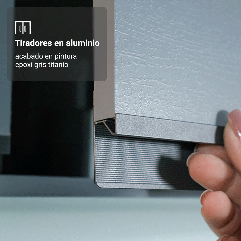 Combo Completo de Cocina 340 cm Gris Nice Madesa 01 - Image 5