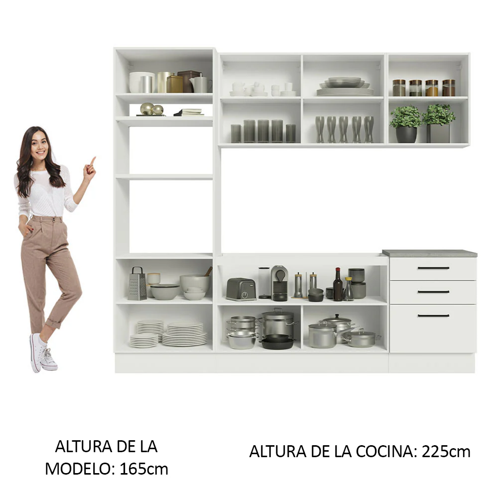 Combo completo de Cocina Agata Madesa 250cm 01 - Image 4