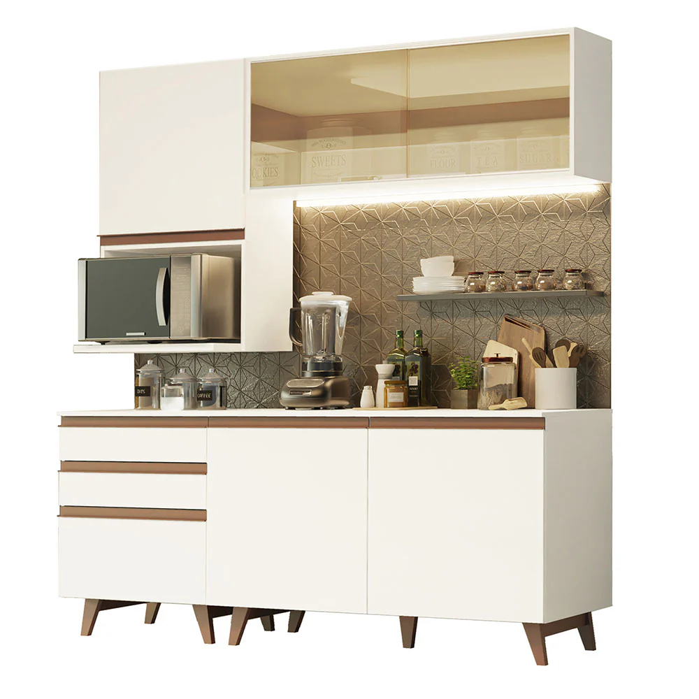 Combo de Cocina Compacta 180cm Reims Blanco 02 - Image 3