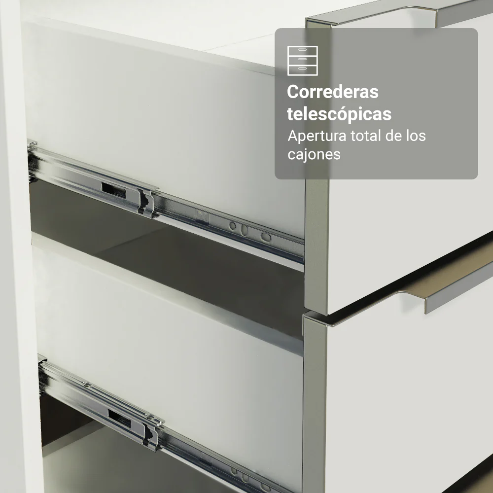 Combo de Cocina con Cristalero 190 cm Madesa Lux BB 02 - Image 6