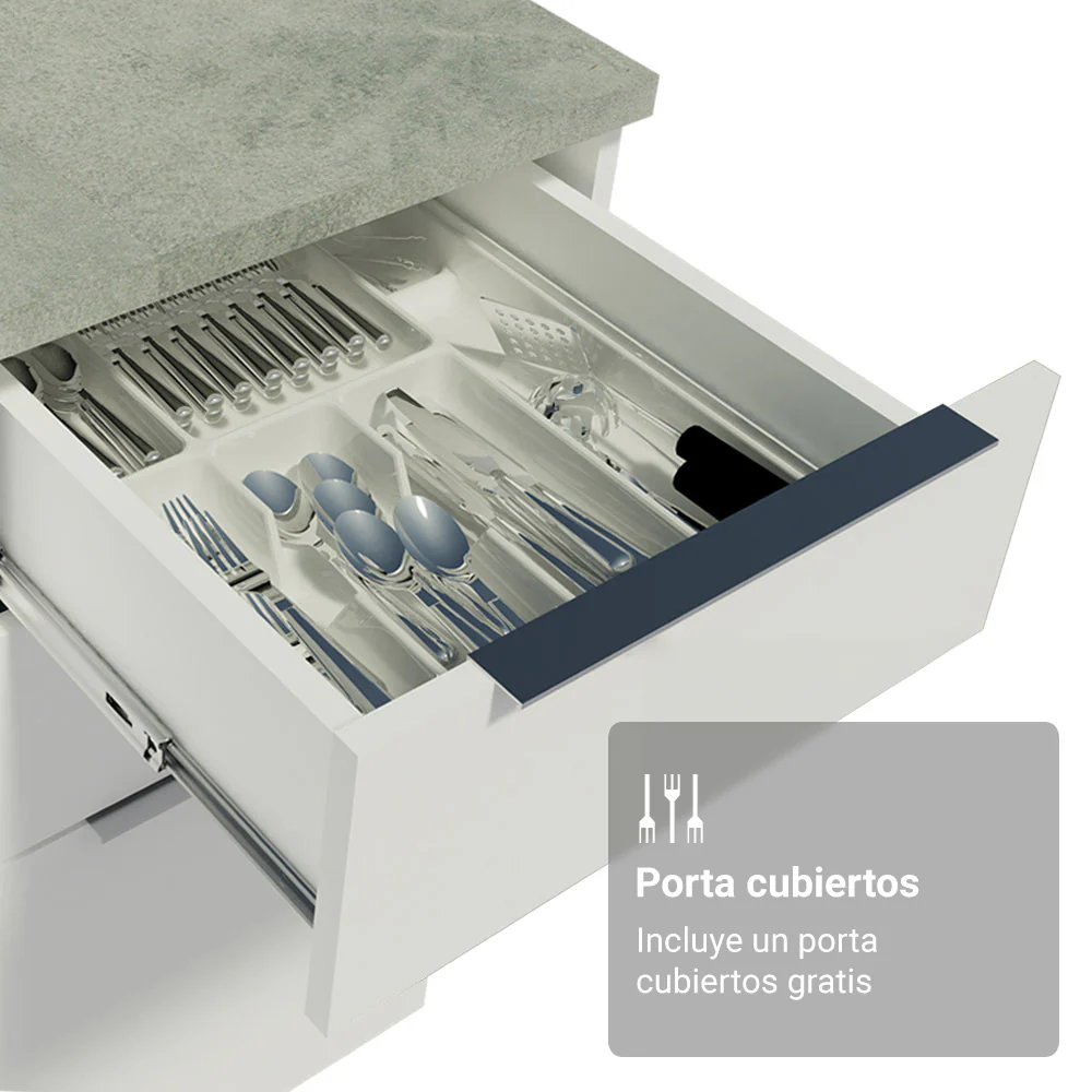 Combo completo de Cocina con Cristalero 270 cm Madesa Stella BB 11 - Image 8