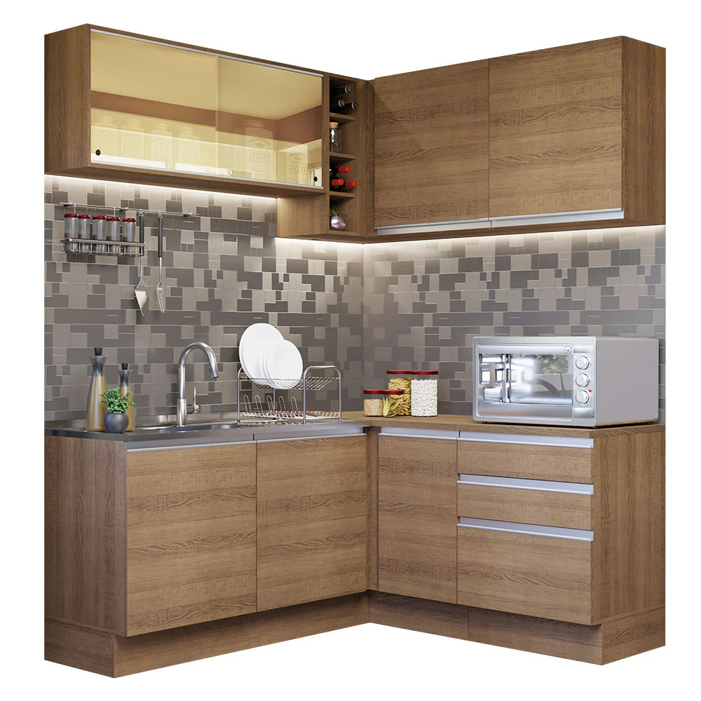 Combo completo de Cocina Esquinera 329cm Glamy Madesa 02 - Image 2