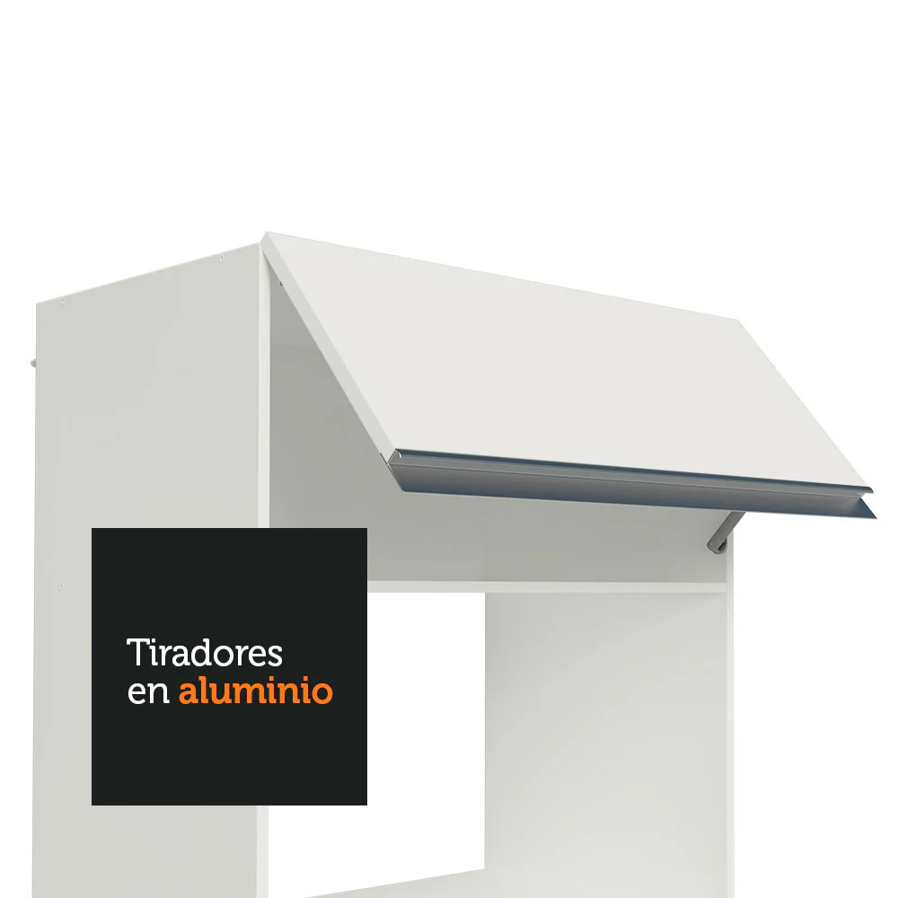 Combo Completo de Cocina Esquinera 100% MDF 447 cm Frentes Blanco Smart Madesa 02 - Image 6
