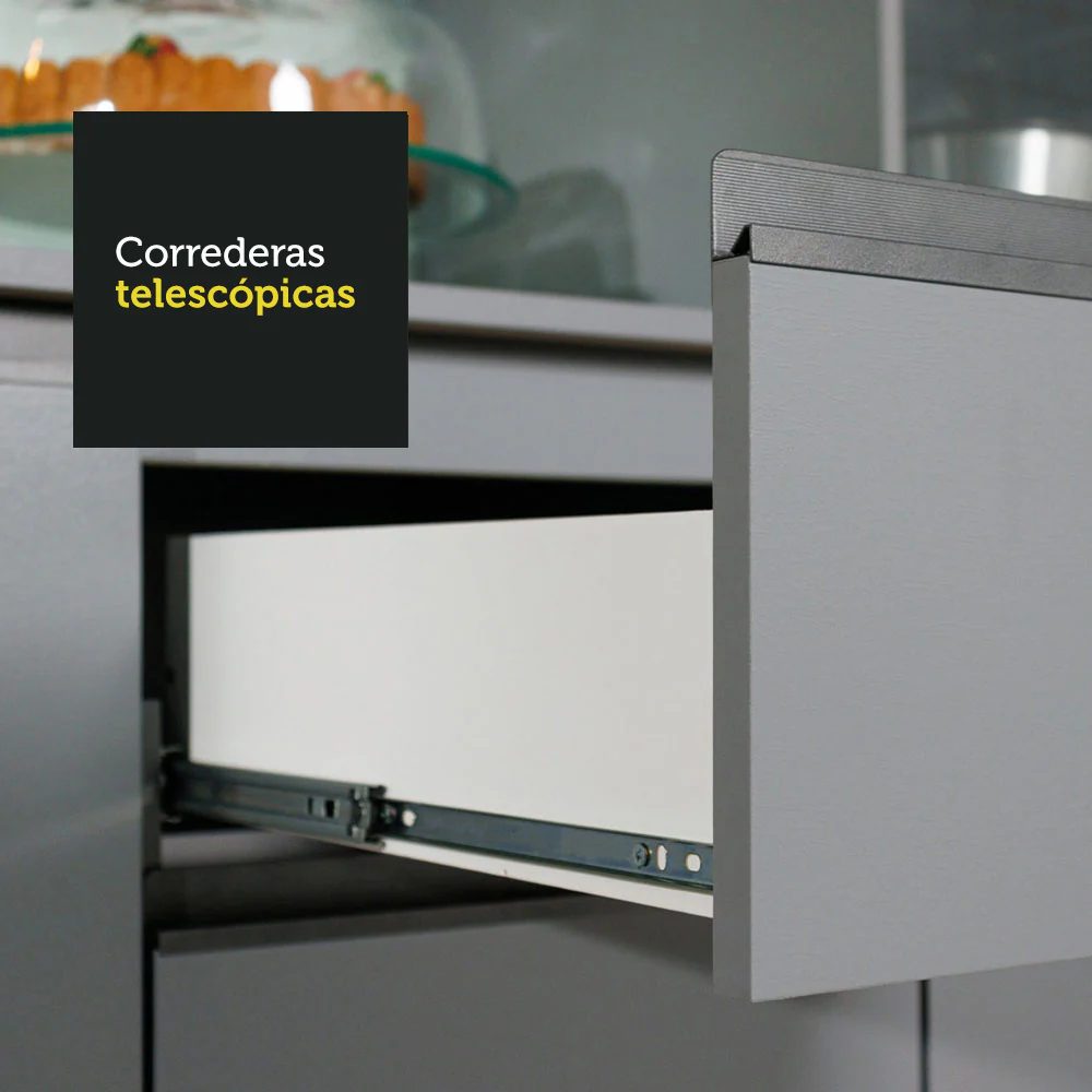 Combo Completo de Cocina Flotante 320 cm Gris Nice Madesa 04 - Image 7