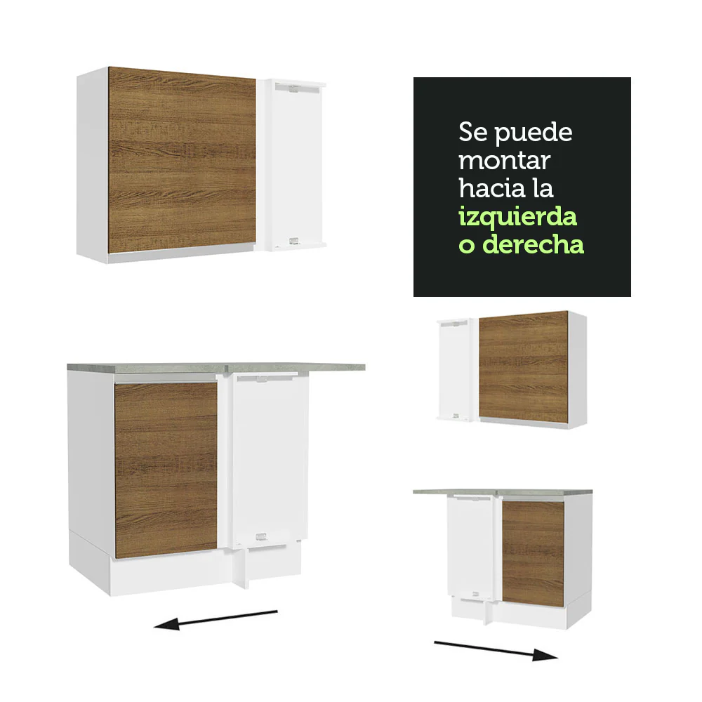 Combo completo de Cocina Esquinera Madesa 07 349cm Glamy - Image 10