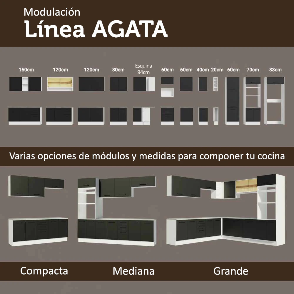 Combo de Cocina Madesa Agata 120cm BN 01 - Image 8
