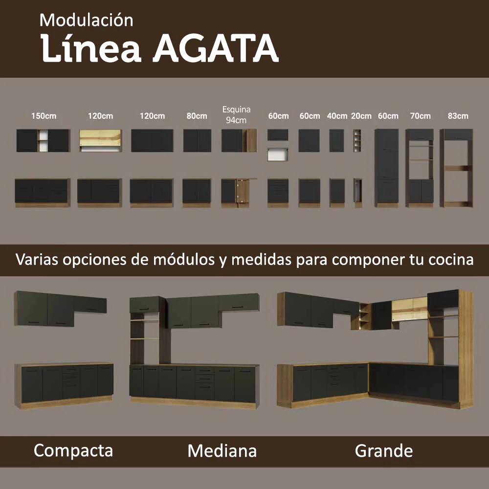 Combo de Cocina Madesa Agata 120cm MN 02 - Image 9