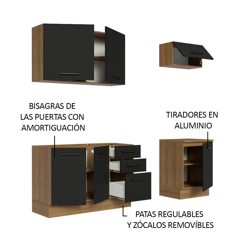 Combo de Cocina Madesa Agata 180cm MN 03 - Image 5