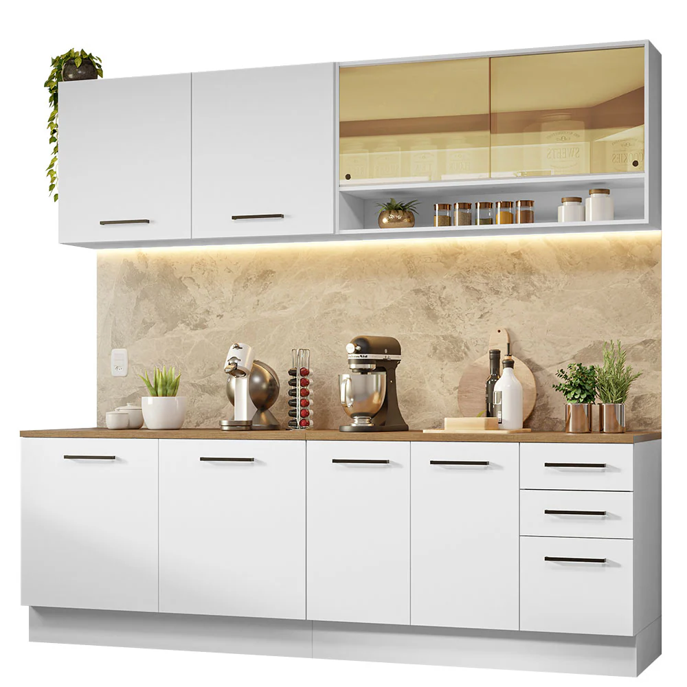 Combo completo de Cocina Madesa Agata 240cm BM 03 - Image 2